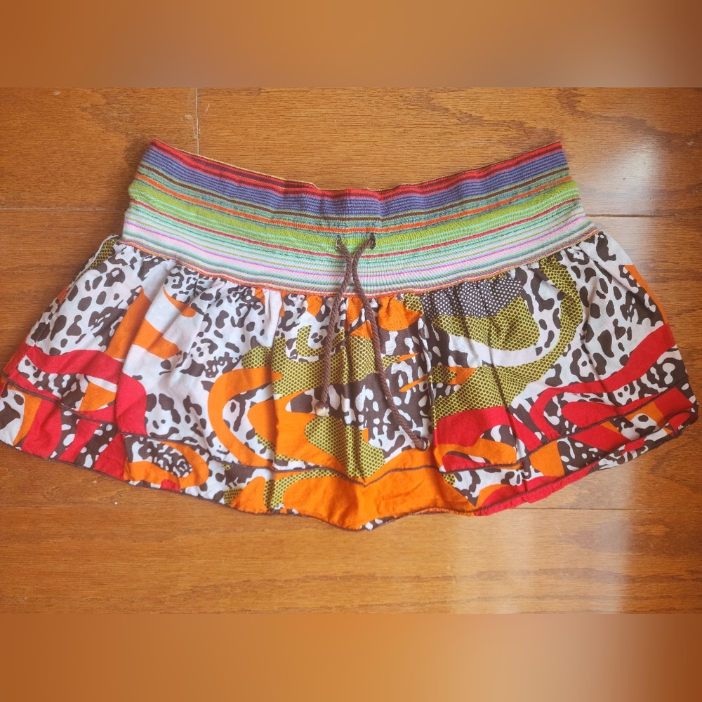 Colorful Patterned Skirt